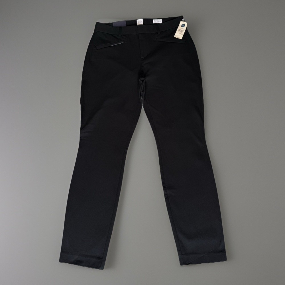 NWT Gap Curvy Signature Skinny Ankle Black Pants Womens Size 10